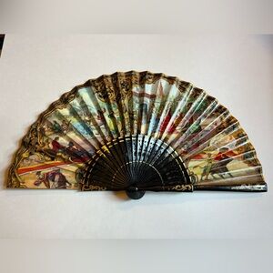 Decorative Vintage Spanish Hand Fan 1960s